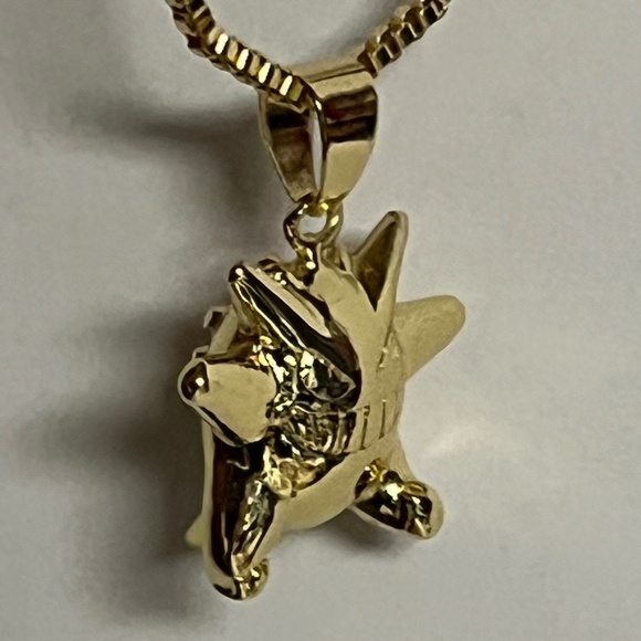 Gengar Pokemon Gold Tone Charm Pendant Necklace Adjustable Chain Anime - Picture 5 of 10